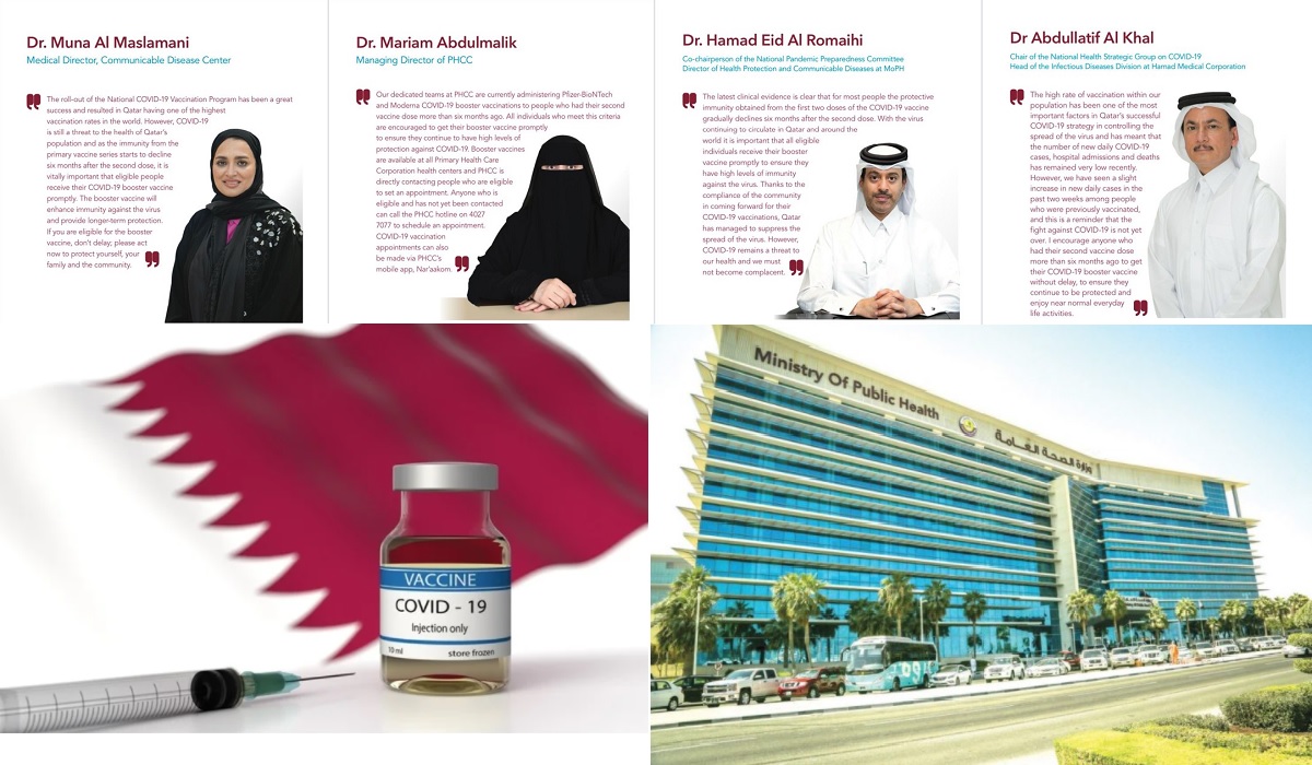 Experts urge all eligible to get C0VID-19 3rd booster vaccine in Qatar